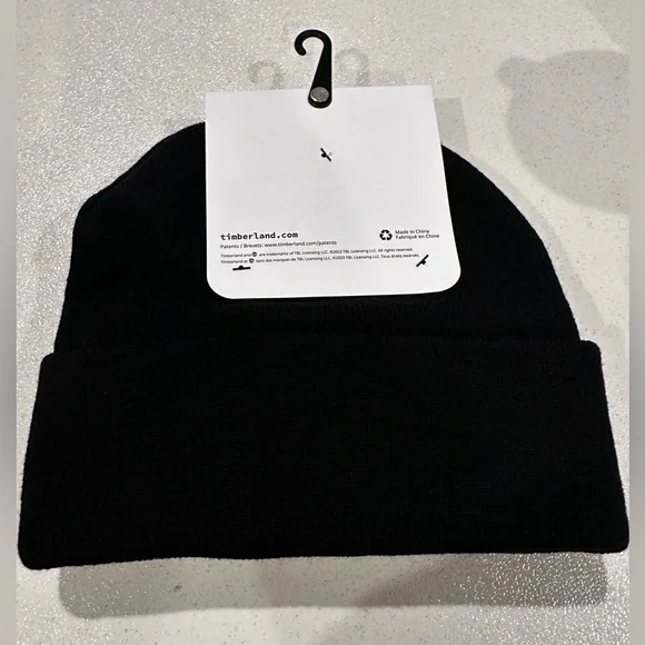 Timberland Unisex Tan and Black Beanies - Set of Two Hats / One Size Fits Most - Picture 2 of 7